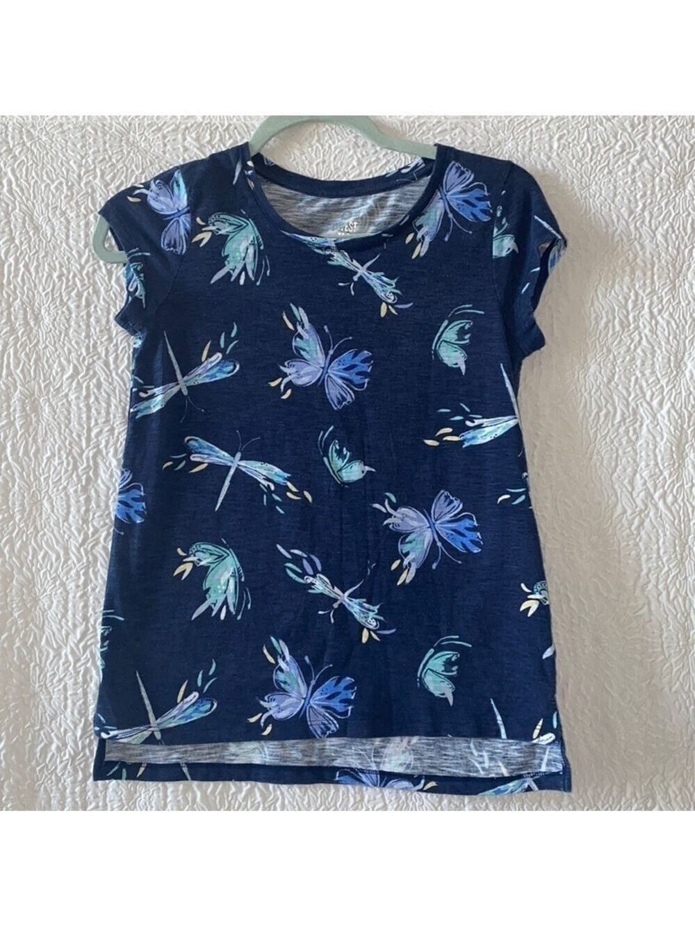 SO Printed High-Low Short Sleeve Tee